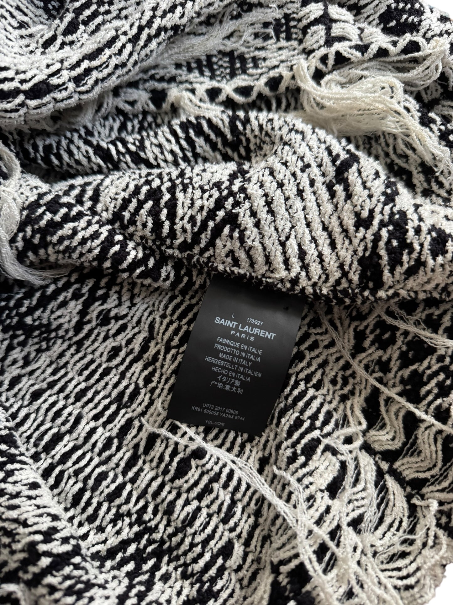 Saint Laurent SS17 Berber Knit Sweater