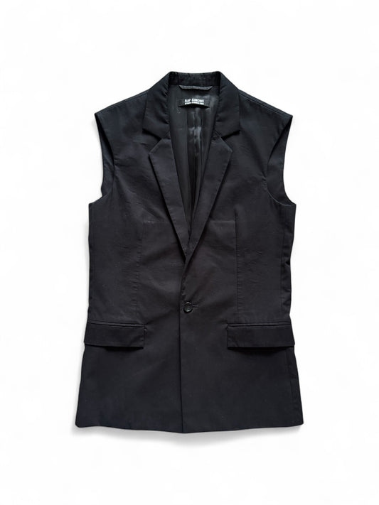 Raf Simons SS09 Sleeveless Suit Jacket