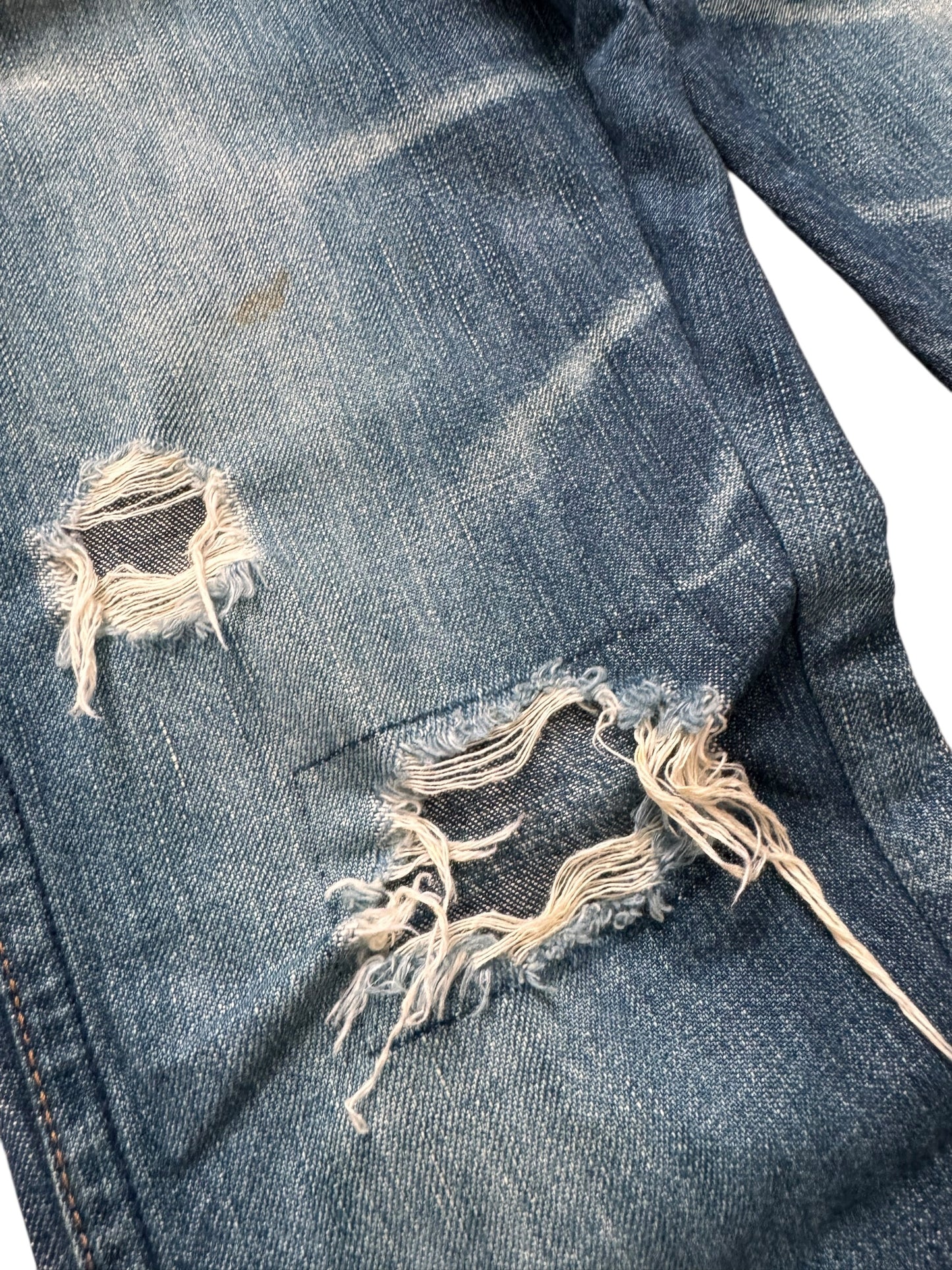 Number Nine SS01 “Time Migration” Distressed Denim