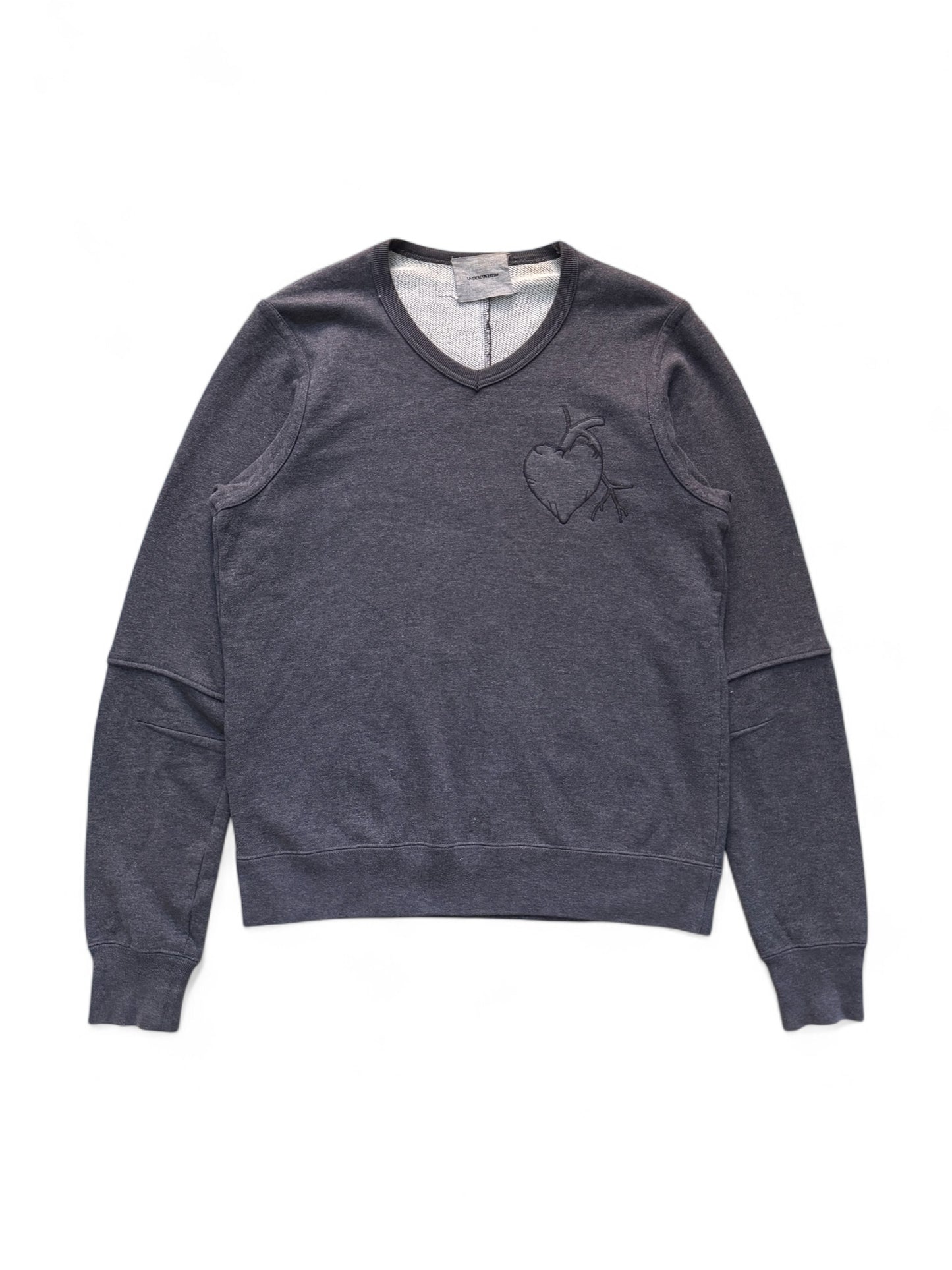 Undercover SS12 “Mirror” Heart Patch Sweatshirt
