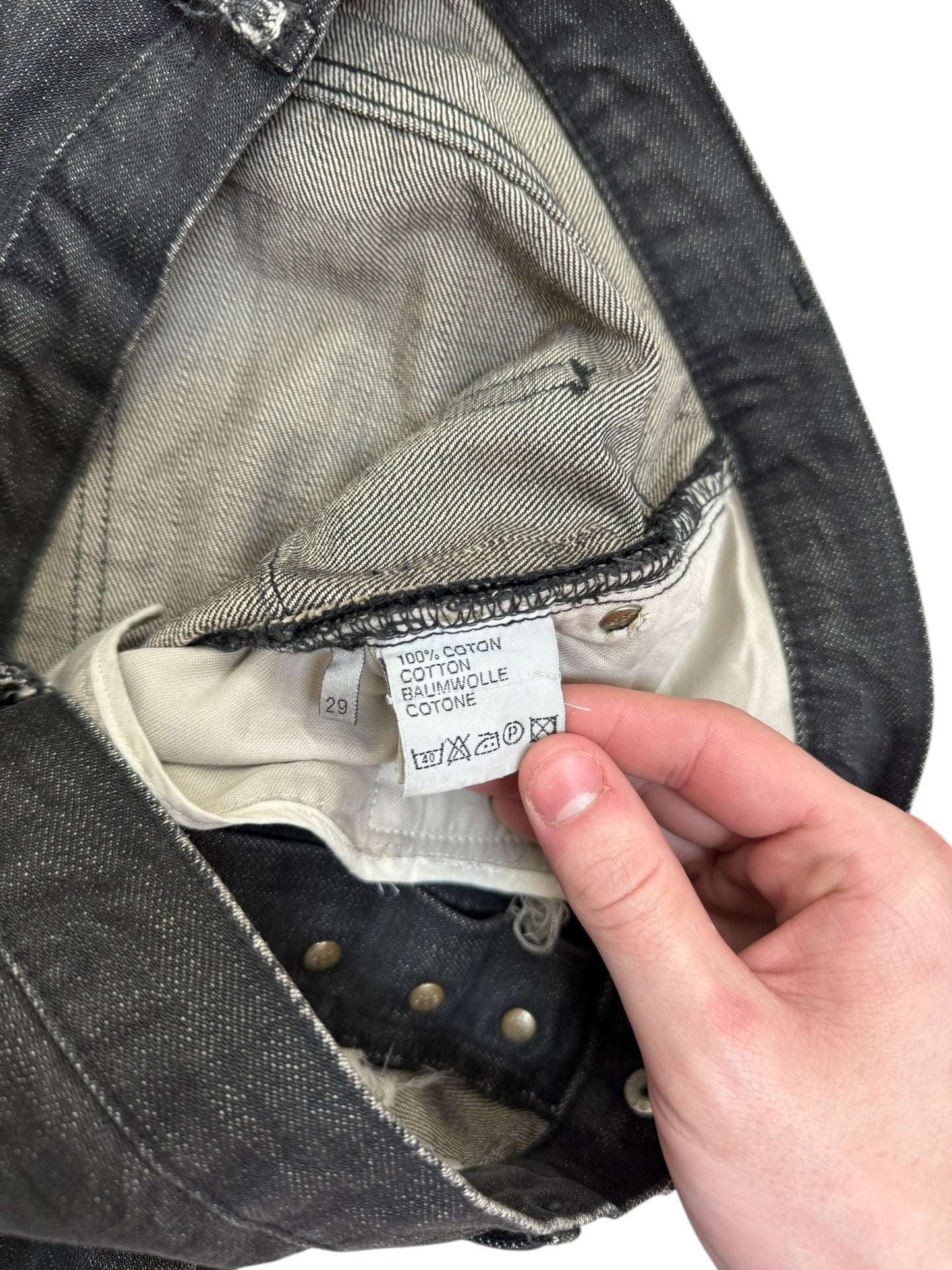 Dior Homme AW04 Clawmark Denim