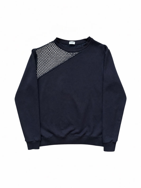 Saint Laurent 2013 “California Grunge” Mesh Shoulder Sweatshirt