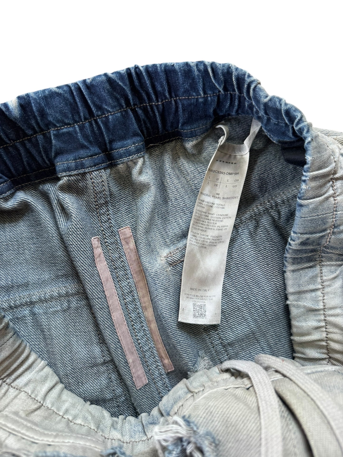 Rick Owens Slashed Pusher Denim