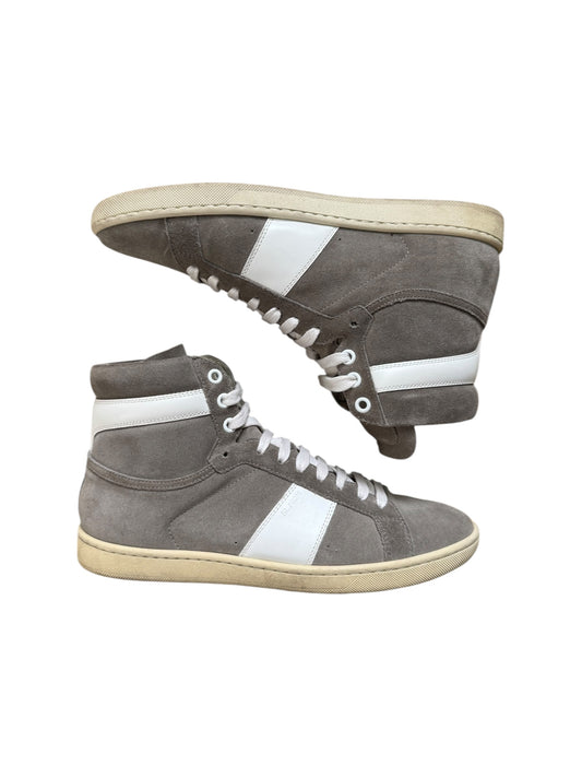 Saint Laurent SL/02H Grey Suede Sneakers