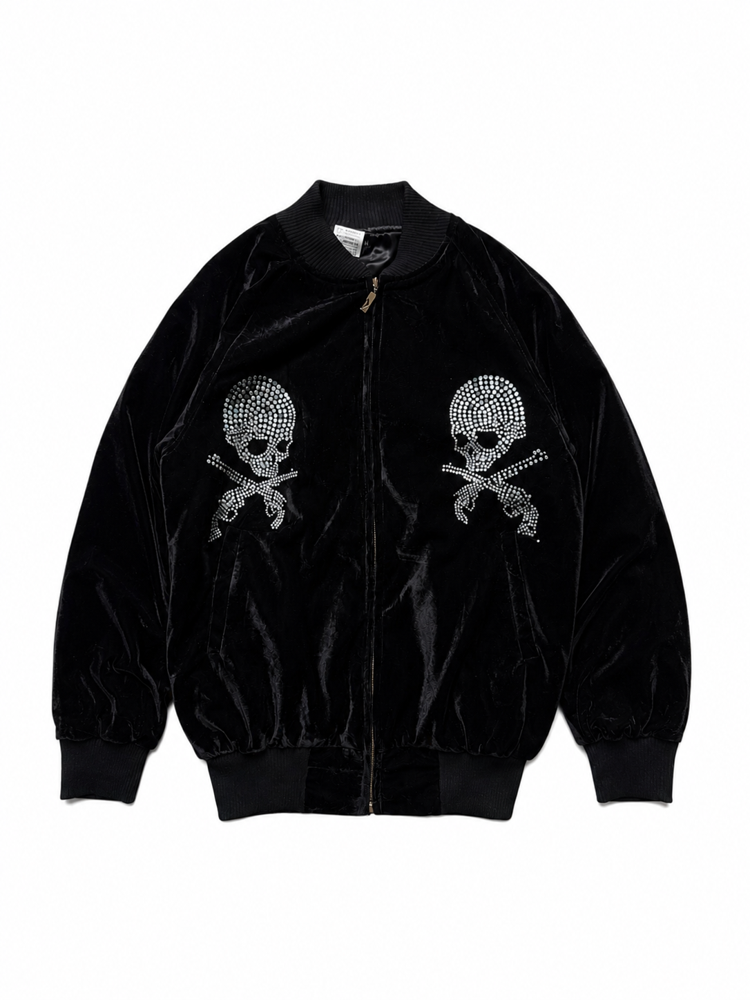 Mastermind Japan Velvet Rhinestone Bomber Jacket