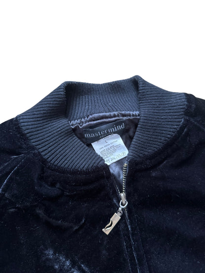 Mastermind Japan Velvet Rhinestone Bomber Jacket