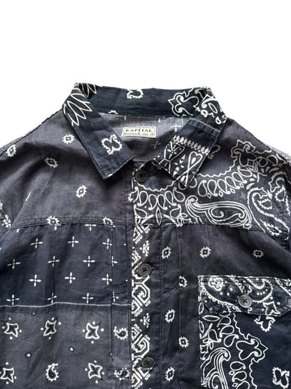 Kapital Black Bandana Paisley Jacket