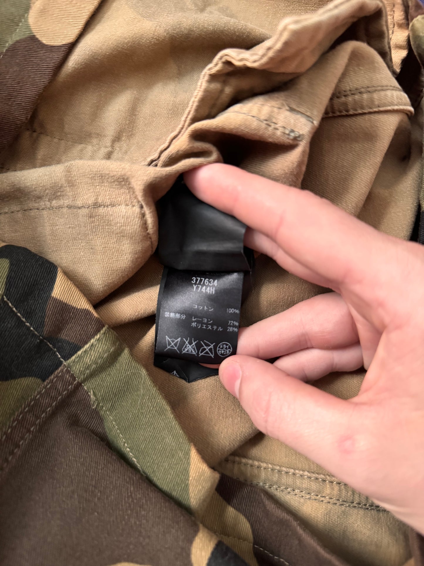 Saint Laurent Paris SS15 “Psych Rock” Military Fringed Jacket