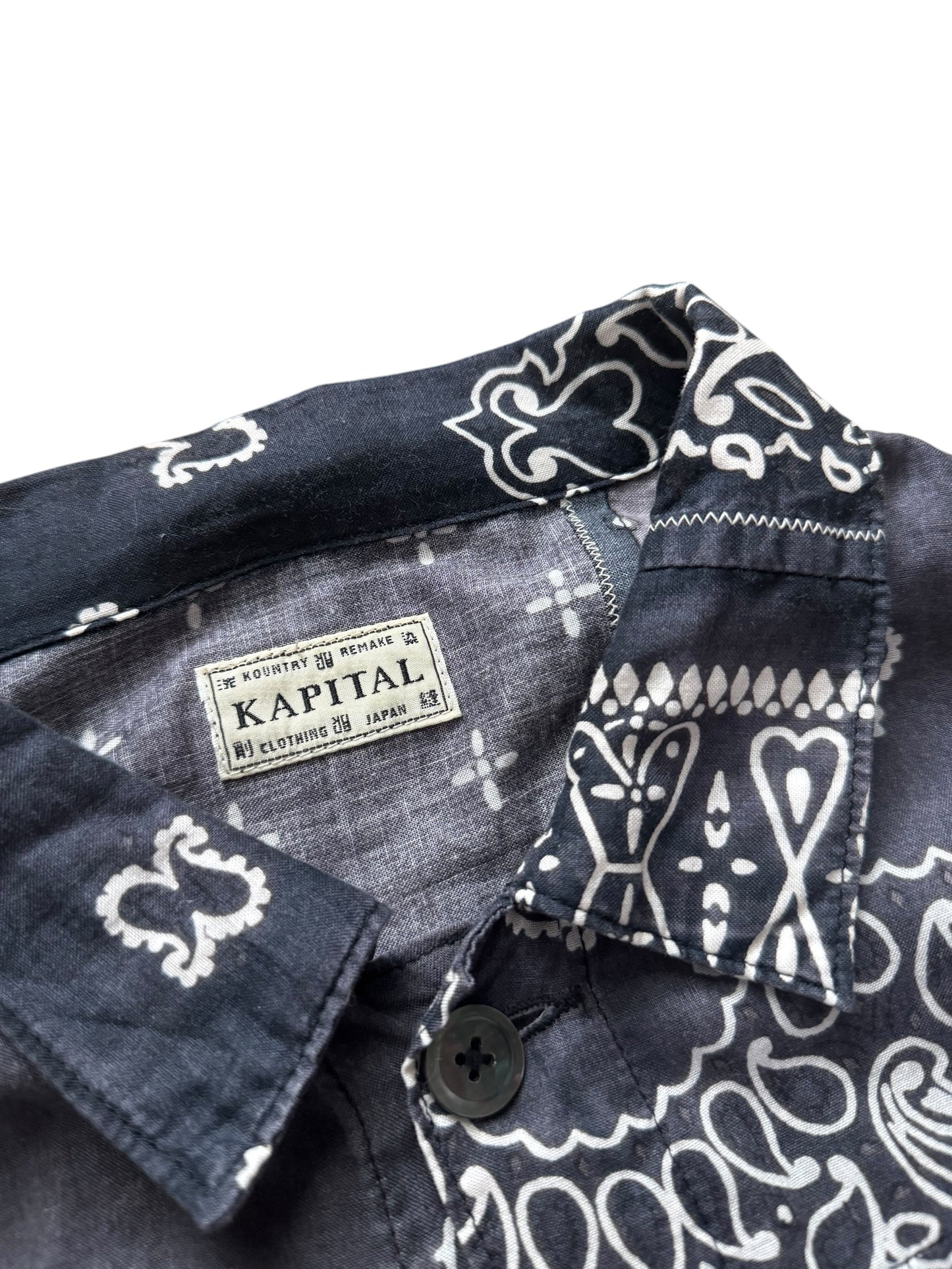 Kapital Black Bandana Paisley Jacket