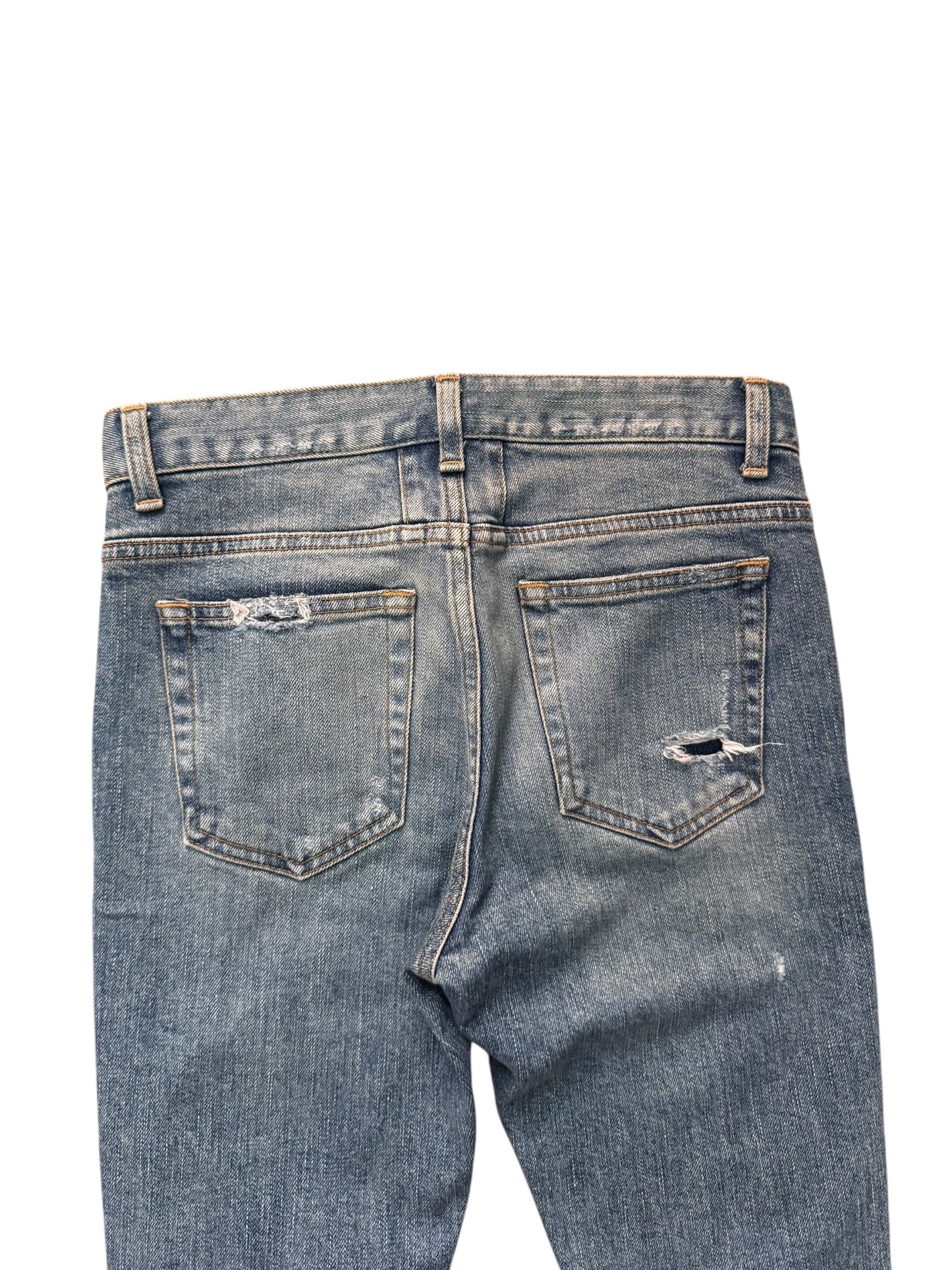 Saint Laurent Paris D05 Ripped Destroy Denim