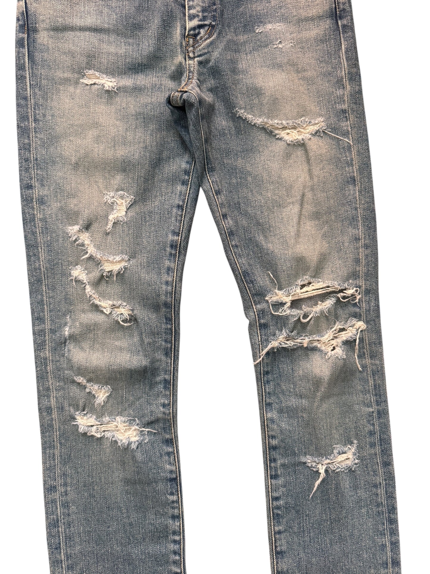 Saint Laurent Paris D05 Ripped Destroy Denim