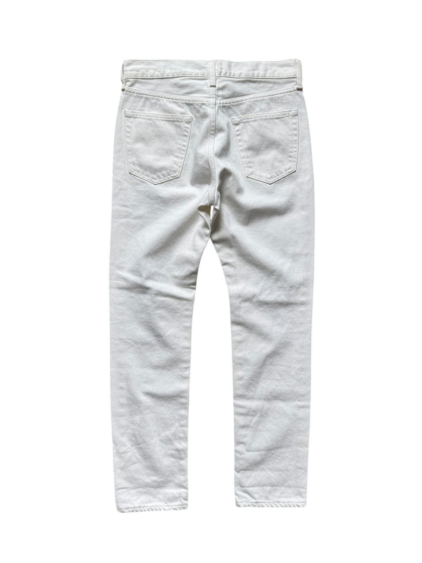 Hysteric Glamour Distressed White Denim
