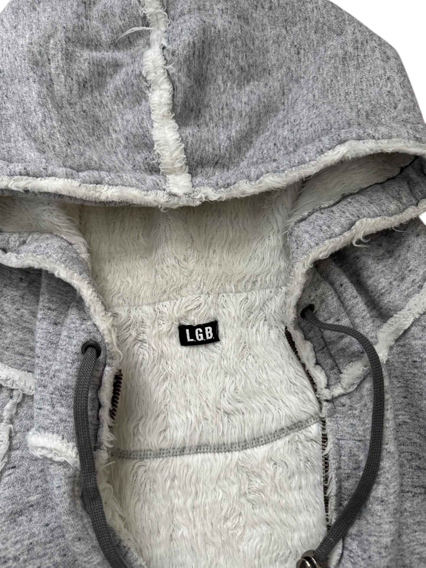 L.G.B. Mohawk Fur Lined Hoodie