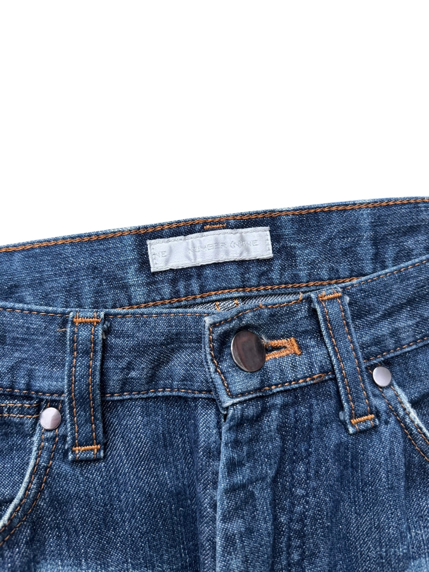 Number Nine SS01 “Time Migration” Distressed Denim