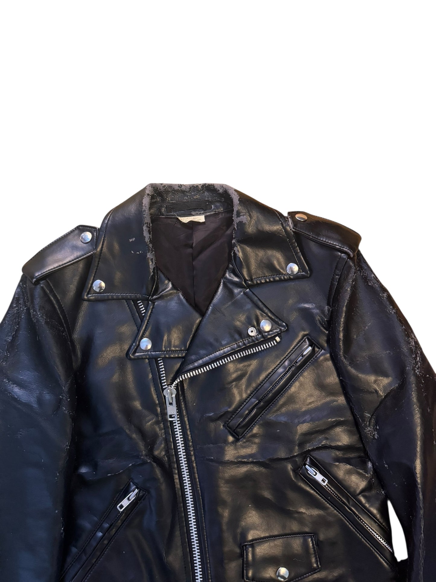 Comme Des Garçons Homme Plus AW15 Wolf Decal Biker Jacket