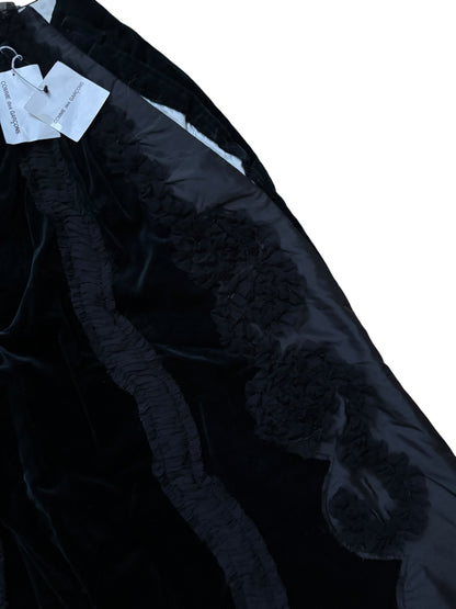 Comme Des Garcons 2006 Fringe Velour Velvet Runway Pants