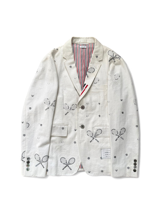 Thom Browne 1 Of 1 Custom Tennis Suit Jacket
