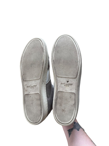 Saint Laurent SL/02H Grey Suede Sneakers