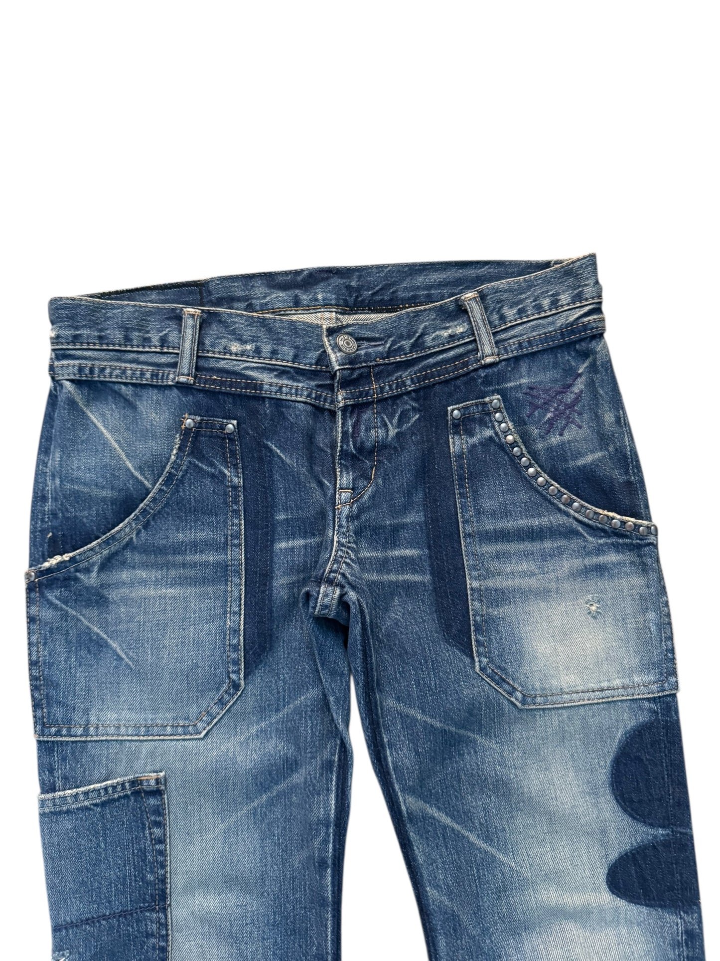 Hysteric Glamour Distressed Rework Denim