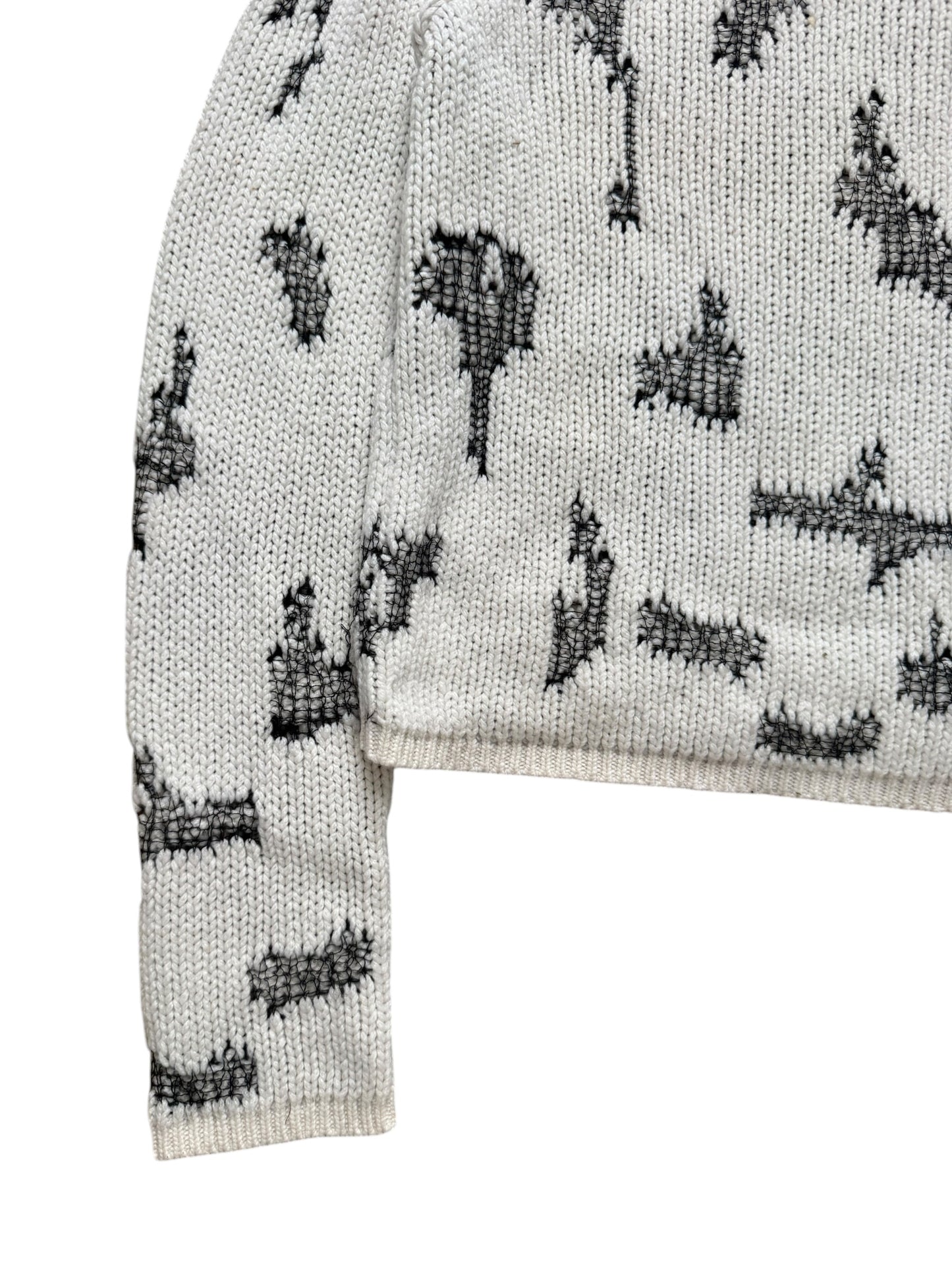 Saint Laurent 2017 Web Stitched Sweater
