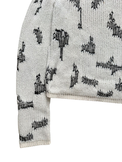 Saint Laurent 2017 Web Stitched Sweater