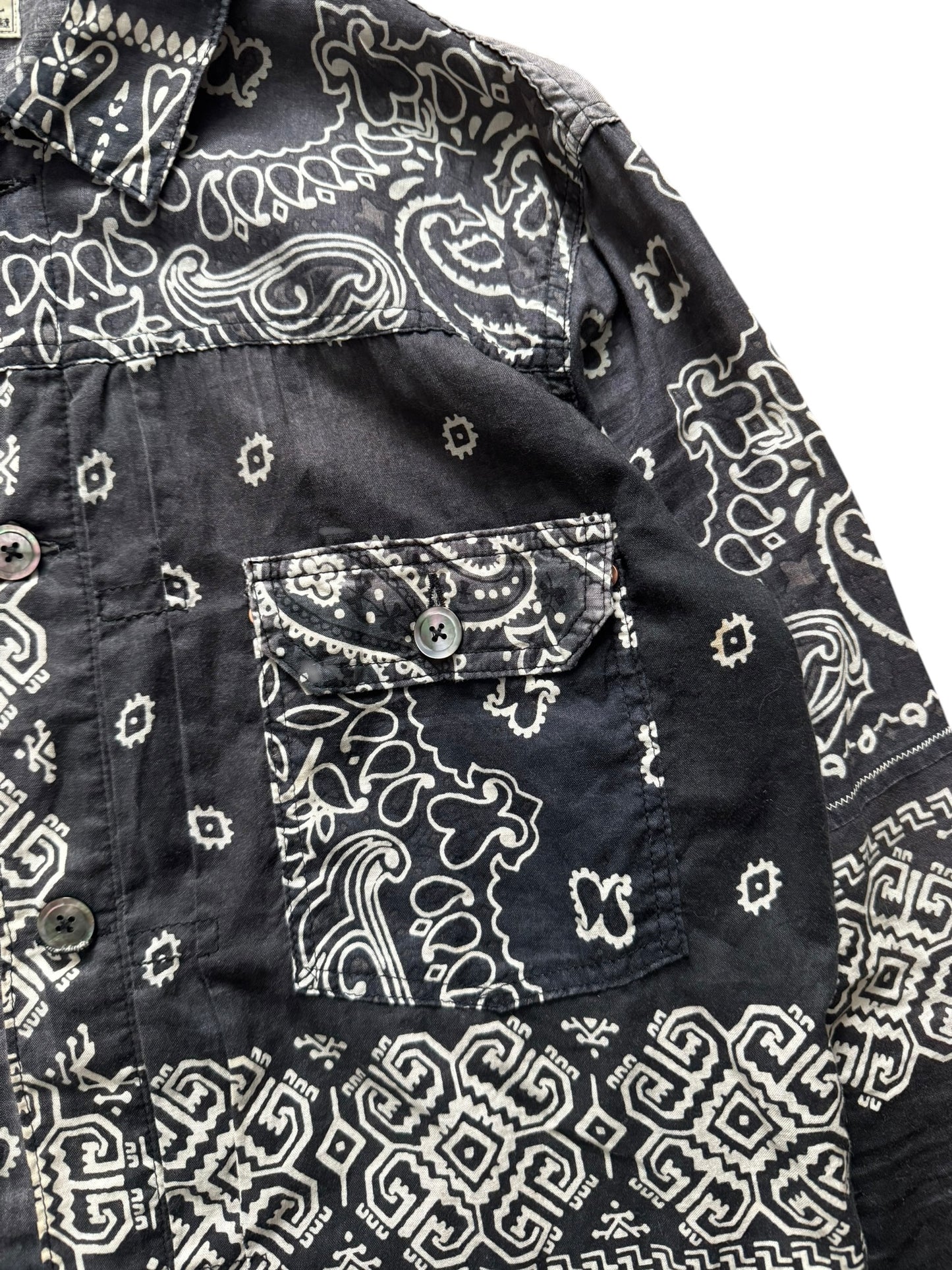 Kapital Black Bandana Paisley Jacket