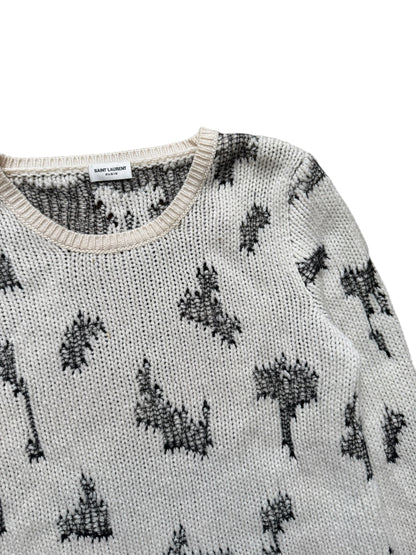 Saint Laurent 2017 Web Stitched Sweater