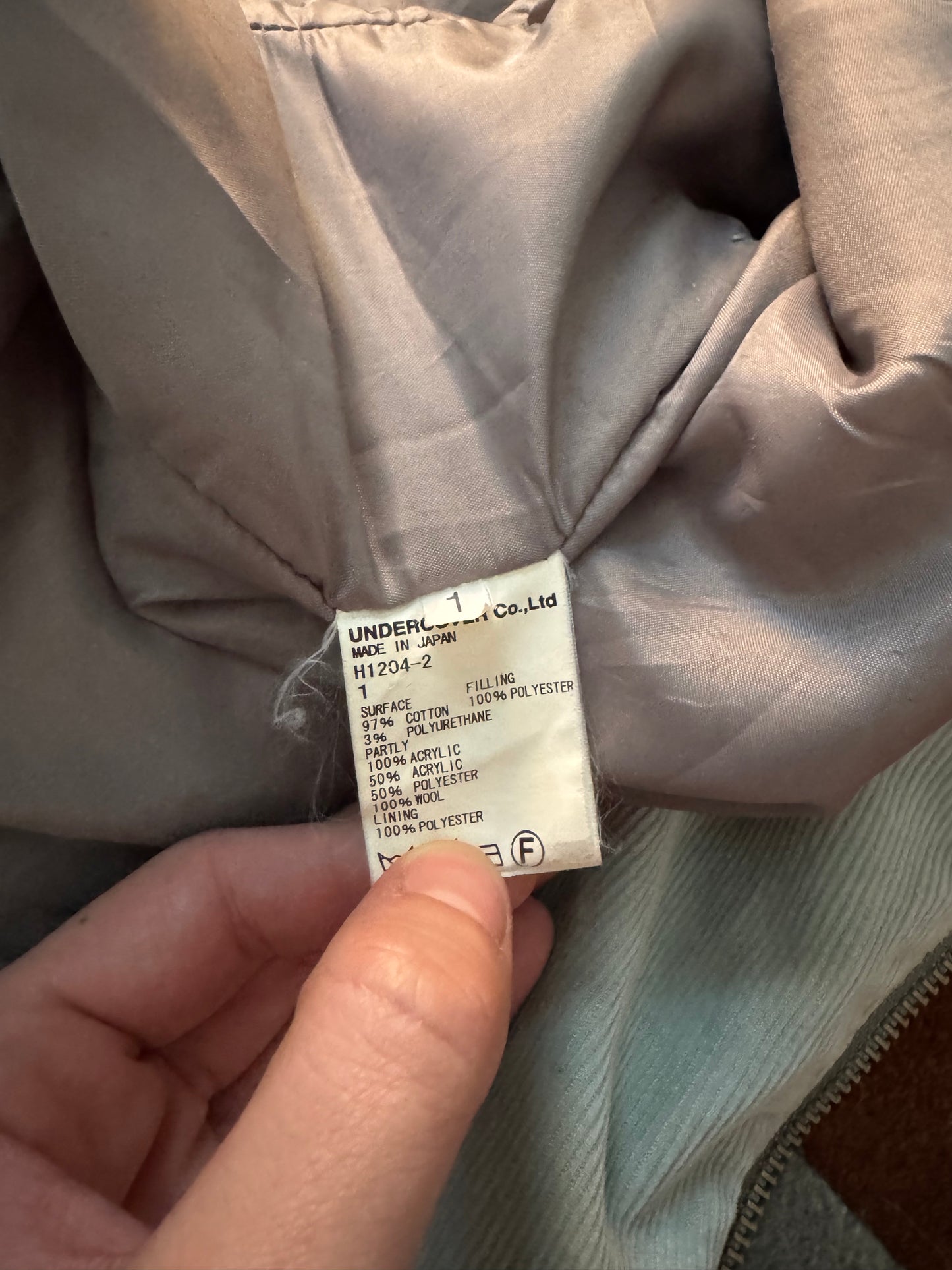 Undercover AW11 “Mirror” Baby Blue Astro Jacket