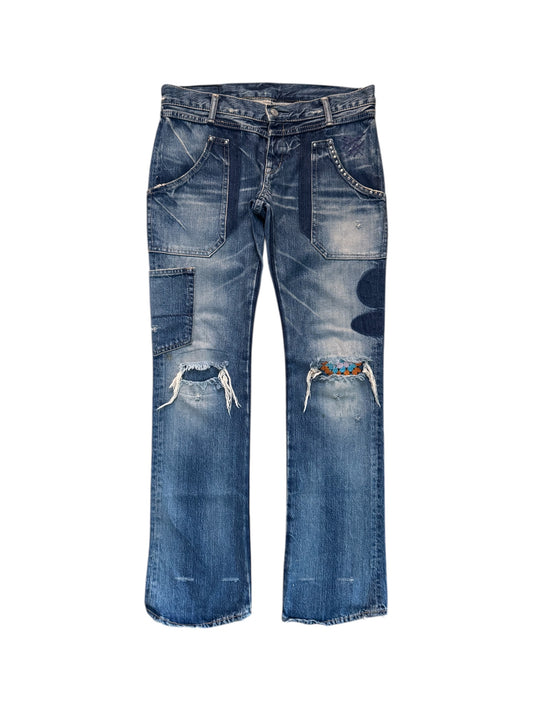 Hysteric Glamour Distressed Rework Denim