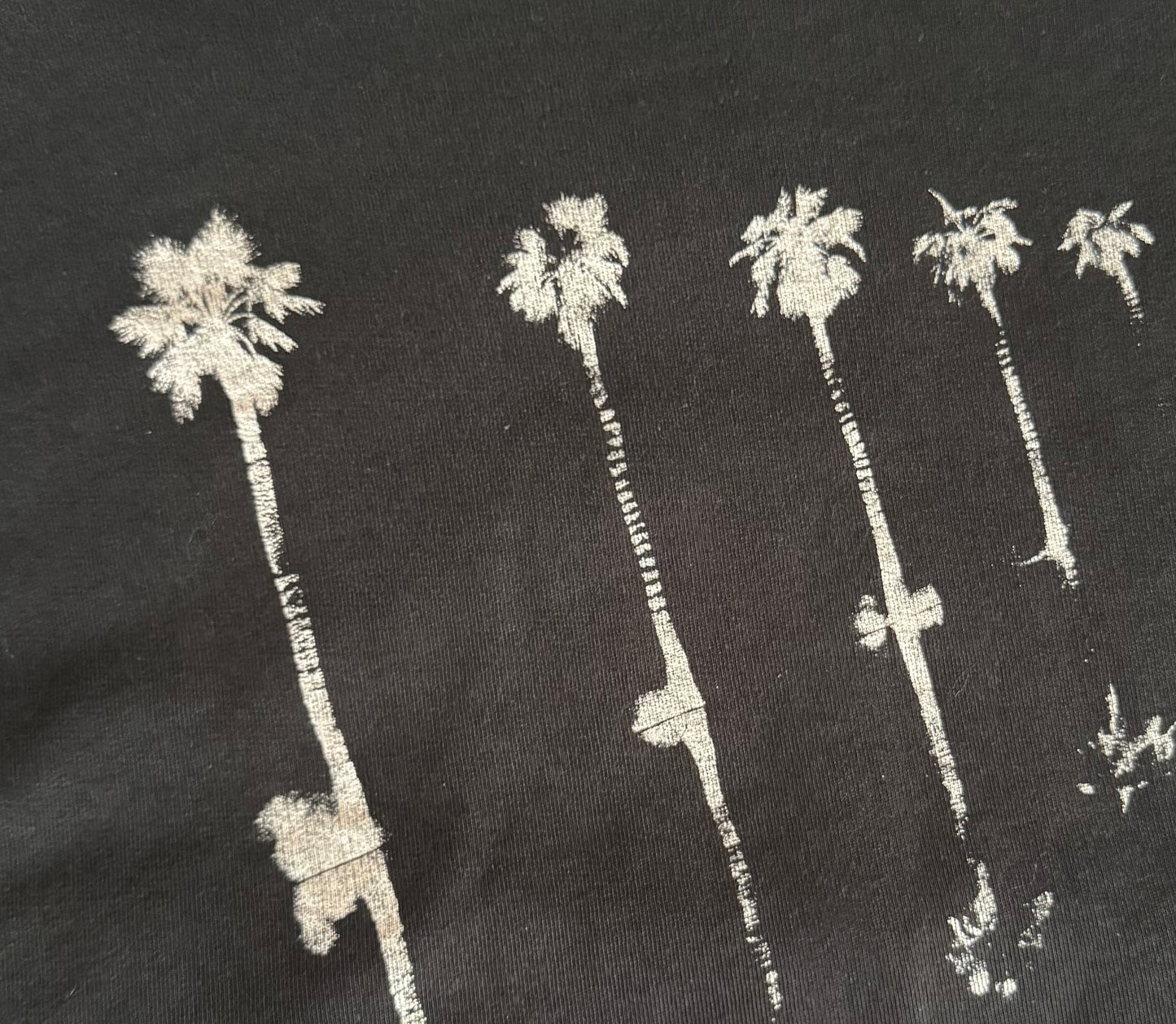 Saint Laurent SS2020 Black Palm Tree Sweatshirt