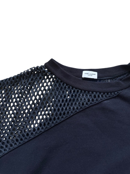 Saint Laurent 2013 “California Grunge” Mesh Shoulder Sweatshirt