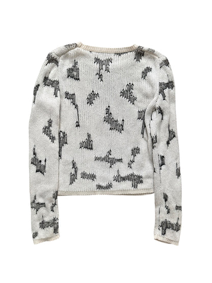 Saint Laurent 2017 Web Stitched Sweater
