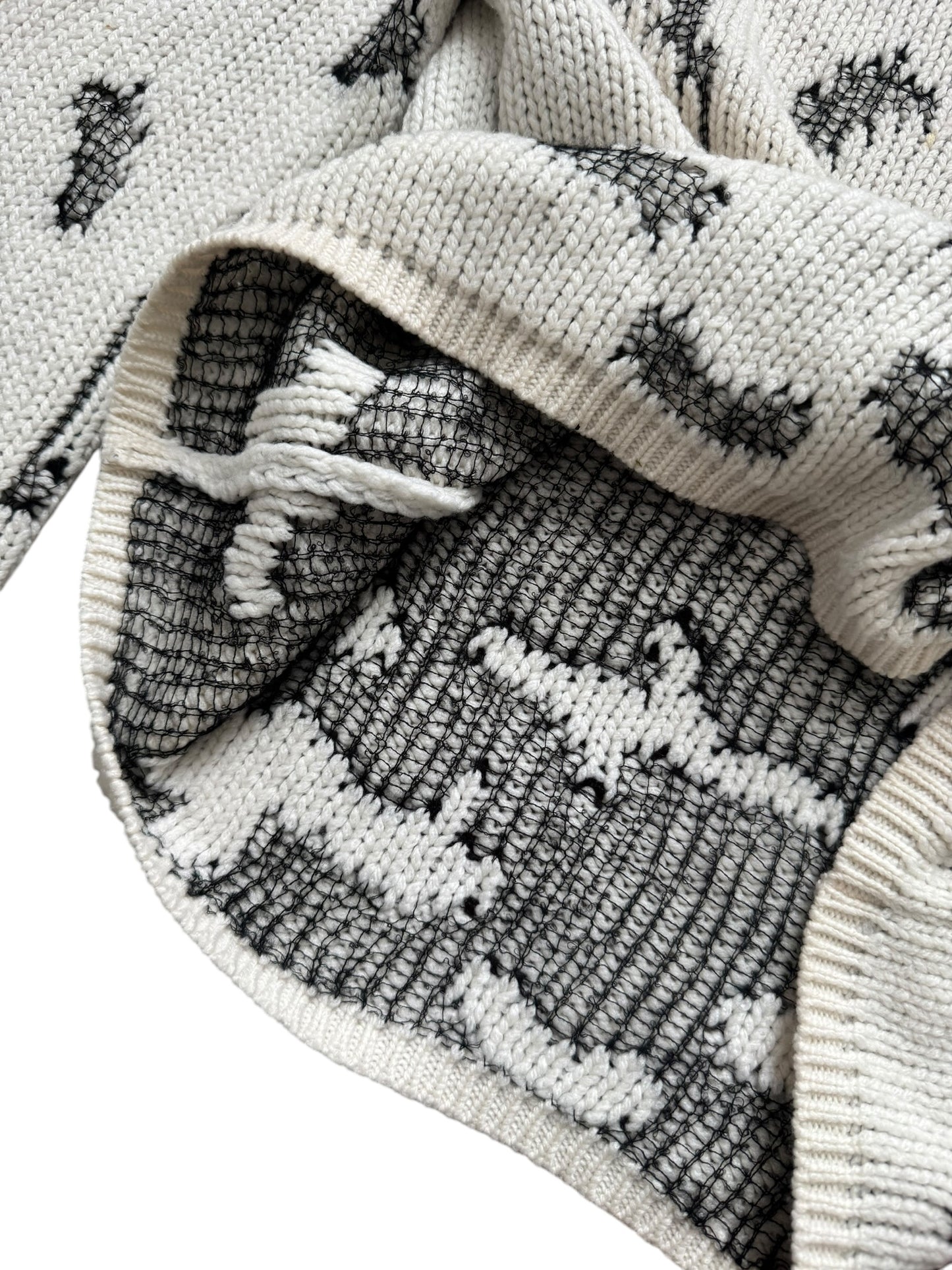Saint Laurent 2017 Web Stitched Sweater