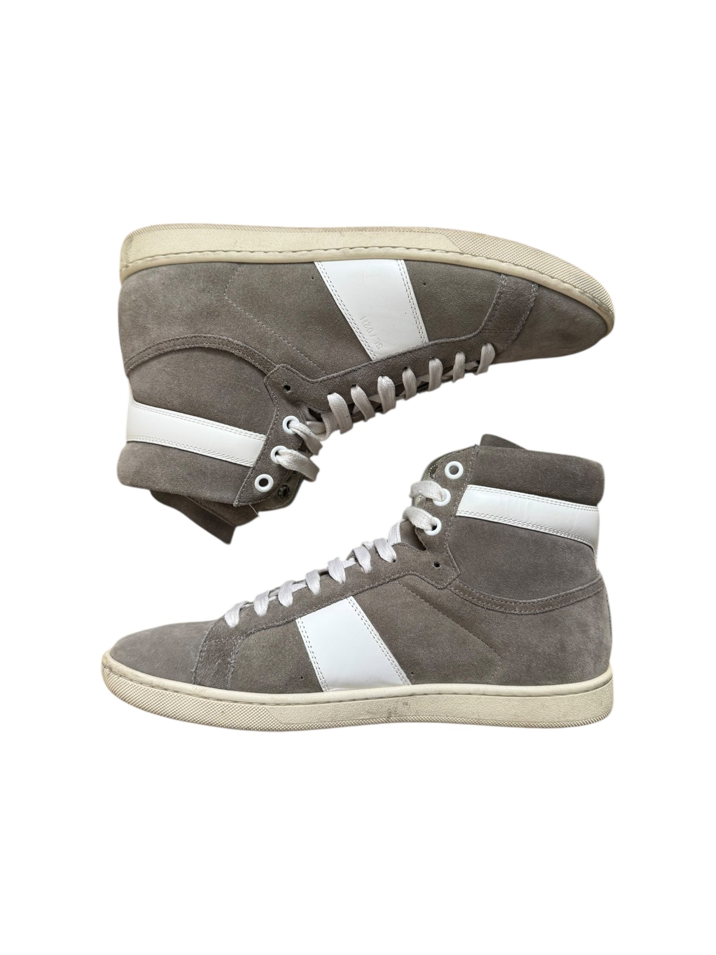 Saint Laurent SL/02H Grey Suede Sneakers