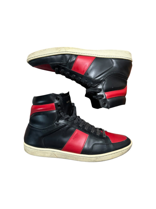 Saint Laurent SL/10H High Top Leather Sneakers