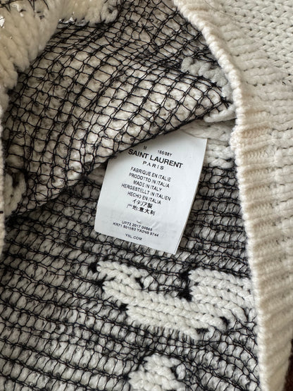 Saint Laurent 2017 Web Stitched Sweater