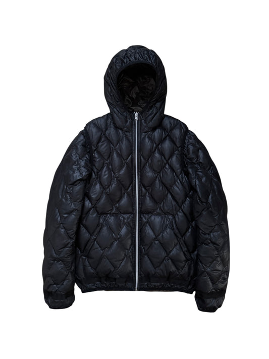 PPFM Detachable Sleeve Puffer Jacket Hoodie