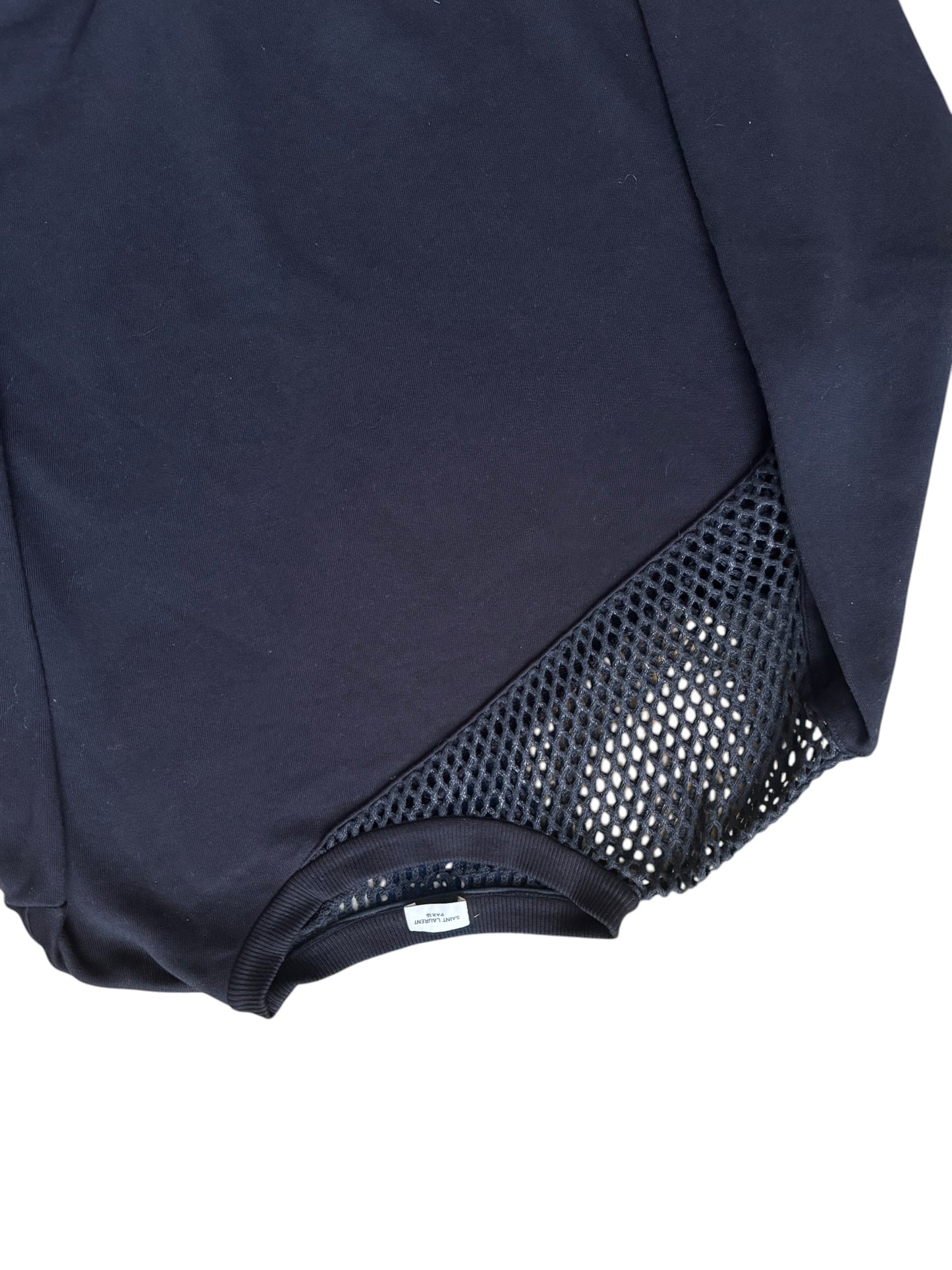 Saint Laurent 2013 “California Grunge” Mesh Shoulder Sweatshirt