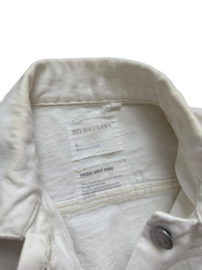 Helmut Lang 1998 White Denim Jacket