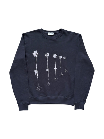 Saint Laurent SS2020 Black Palm Tree Sweatshirt
