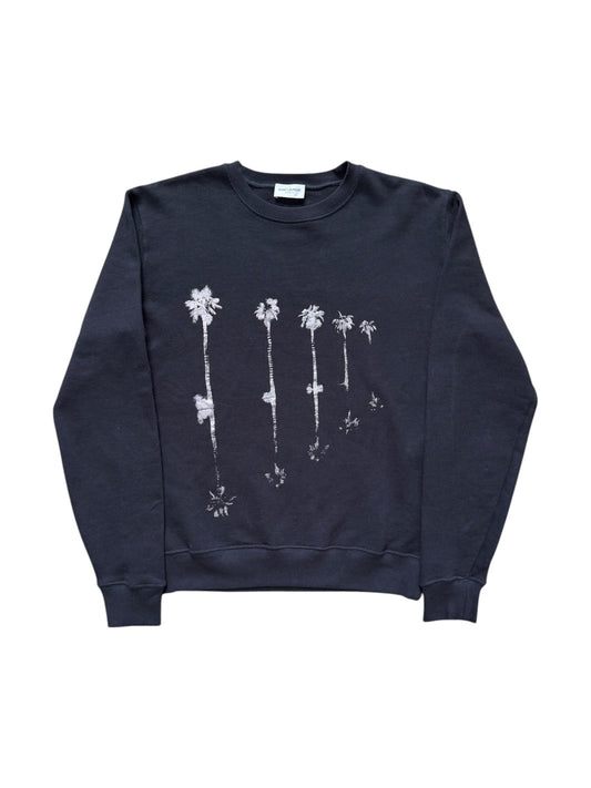 Saint Laurent SS2020 Black Palm Tree Sweatshirt