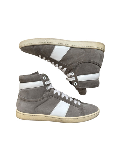 Saint Laurent SL/02H Grey Suede Sneakers