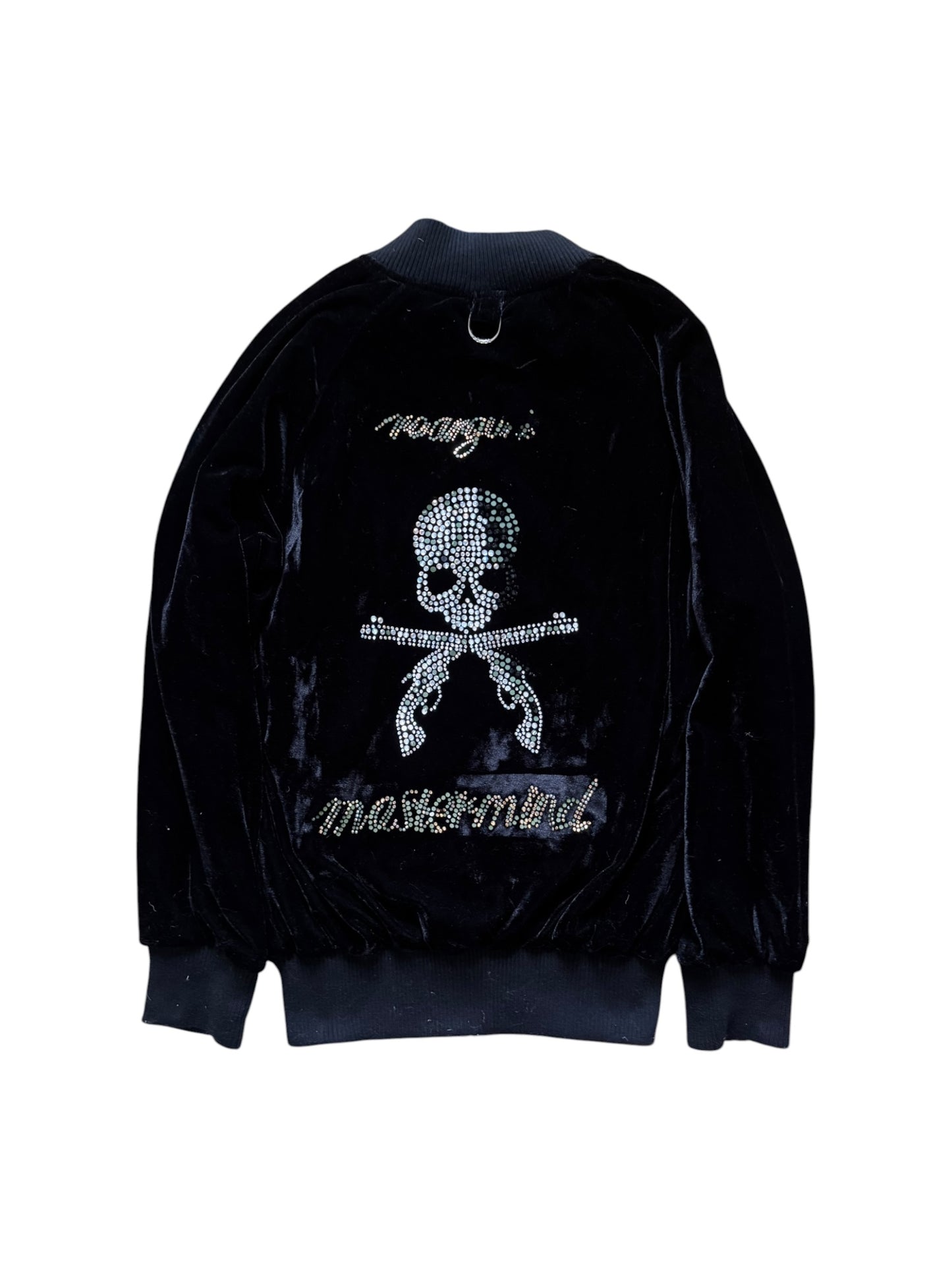 Mastermind Japan Velvet Rhinestone Bomber Jacket