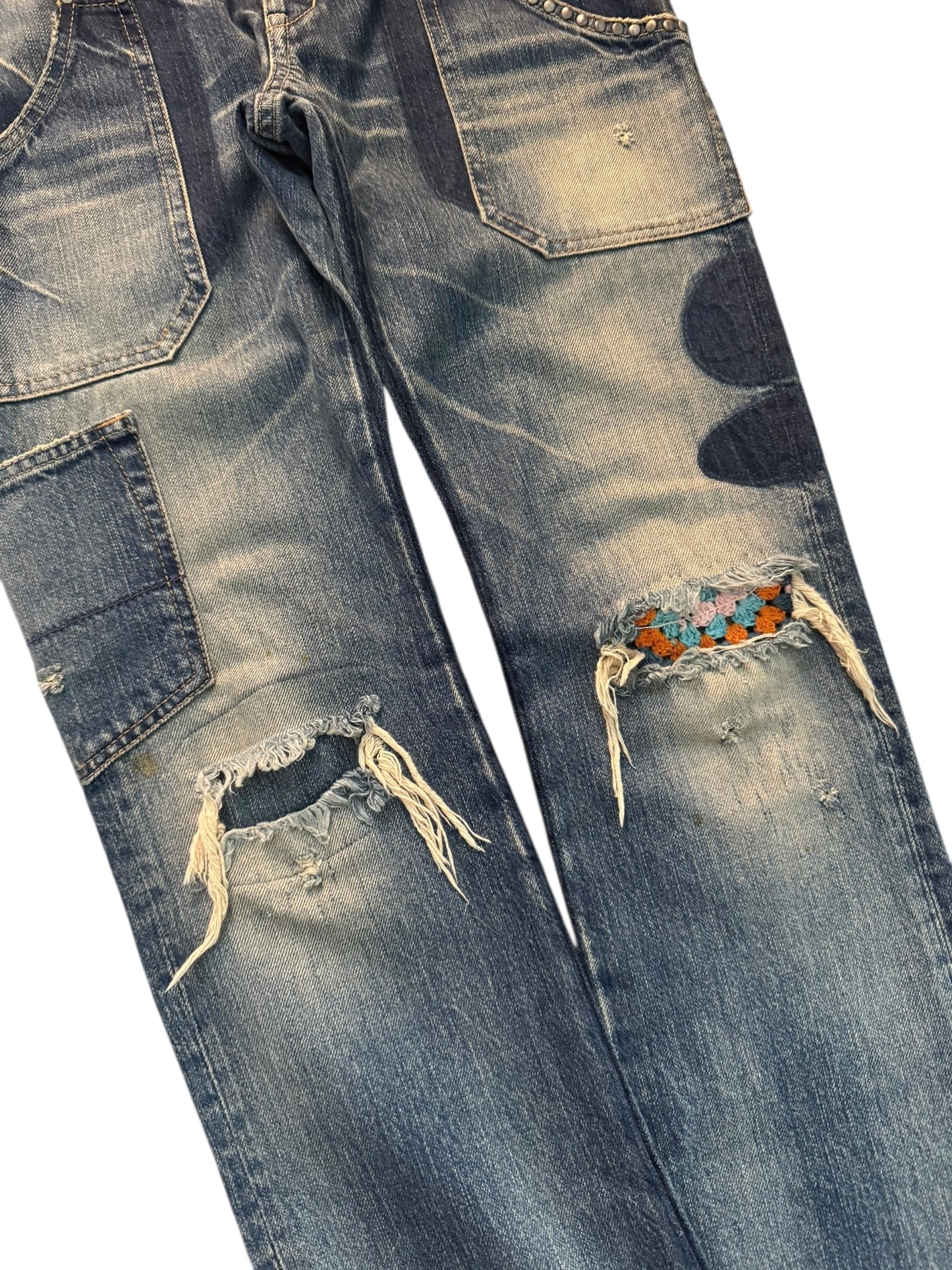 Hysteric Glamour Distressed Rework Denim