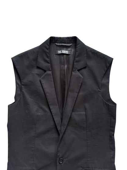 Raf Simons SS09 Sleeveless Suit Jacket