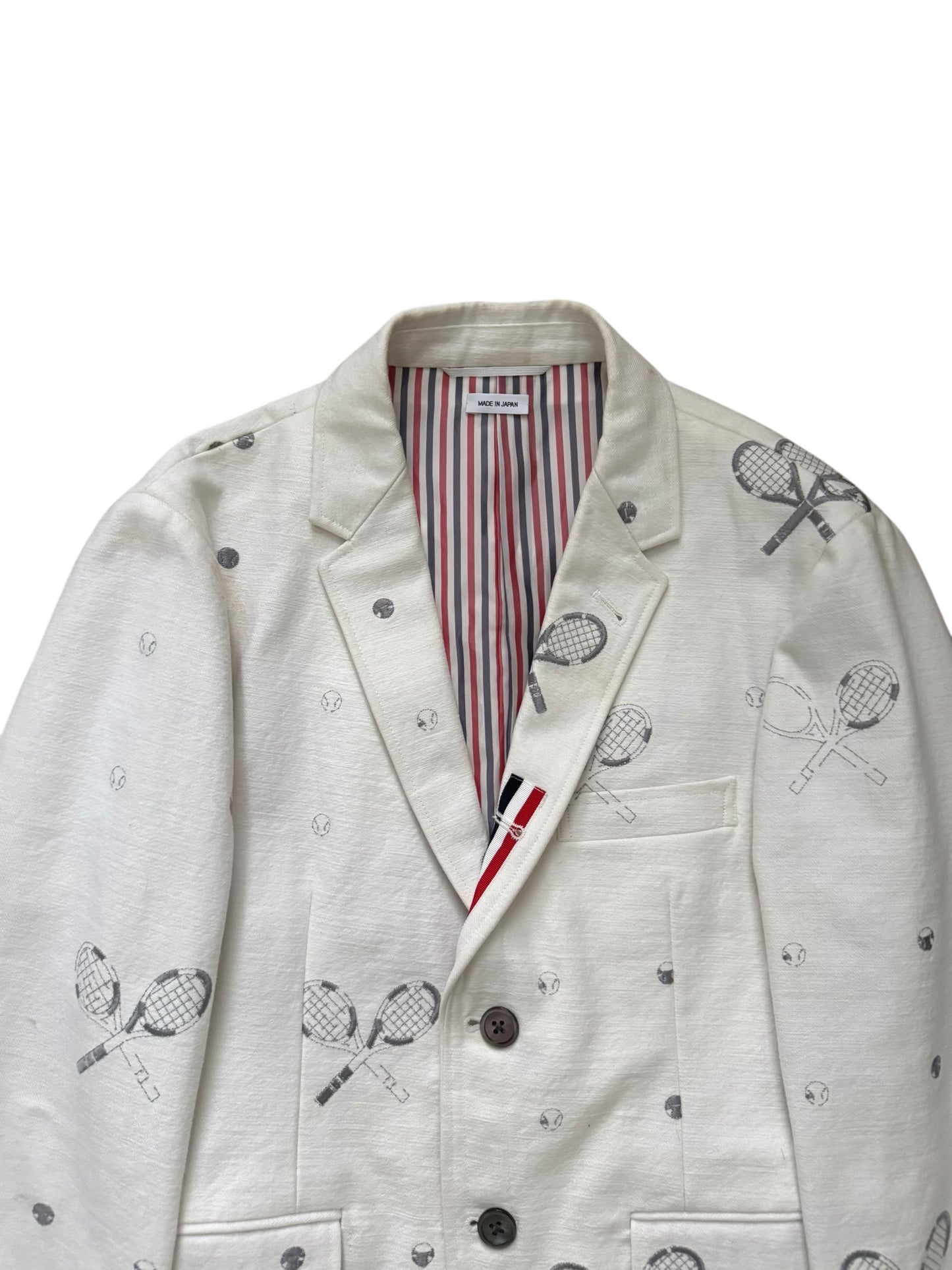 Thom Browne 1 Of 1 Custom Tennis Suit Jacket