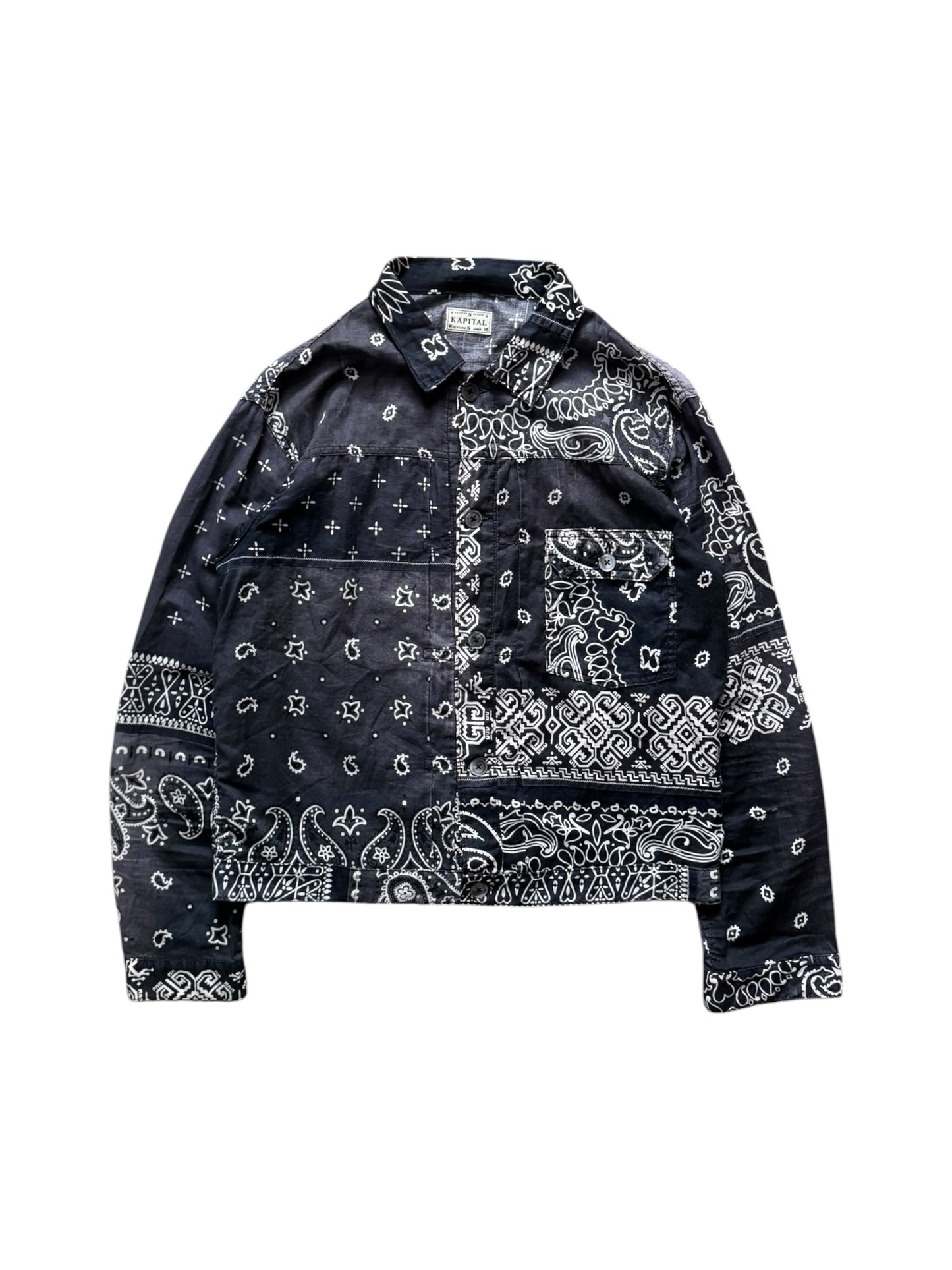 Kapital Black Bandana Paisley Jacket