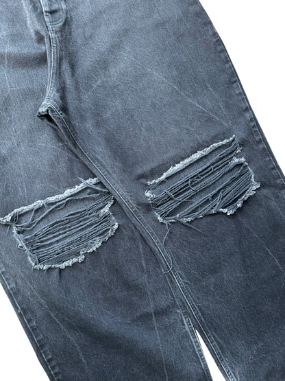 Balenciaga FW22 Black Skater Denim