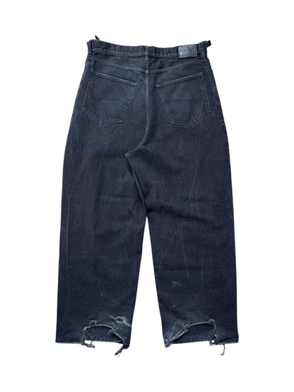 Balenciaga FW22 Black Skater Denim