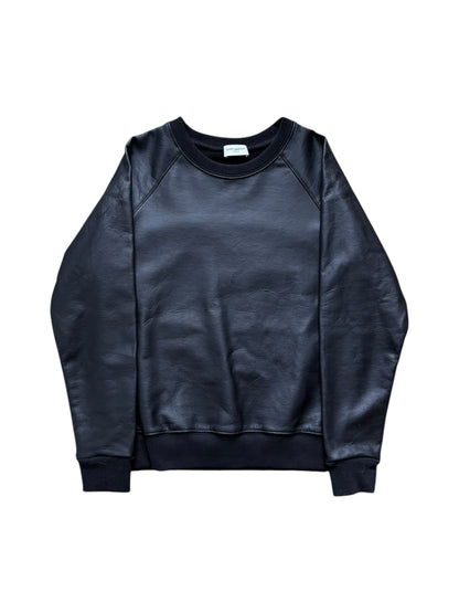 Saint Laurent 2015 Vegan Leather Sweatshirt